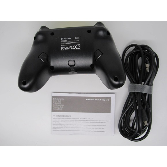 NEW Nintendo PowerA Enhanced Wired Controller for Switch Pikachu Black Red - Picture 8 of 12